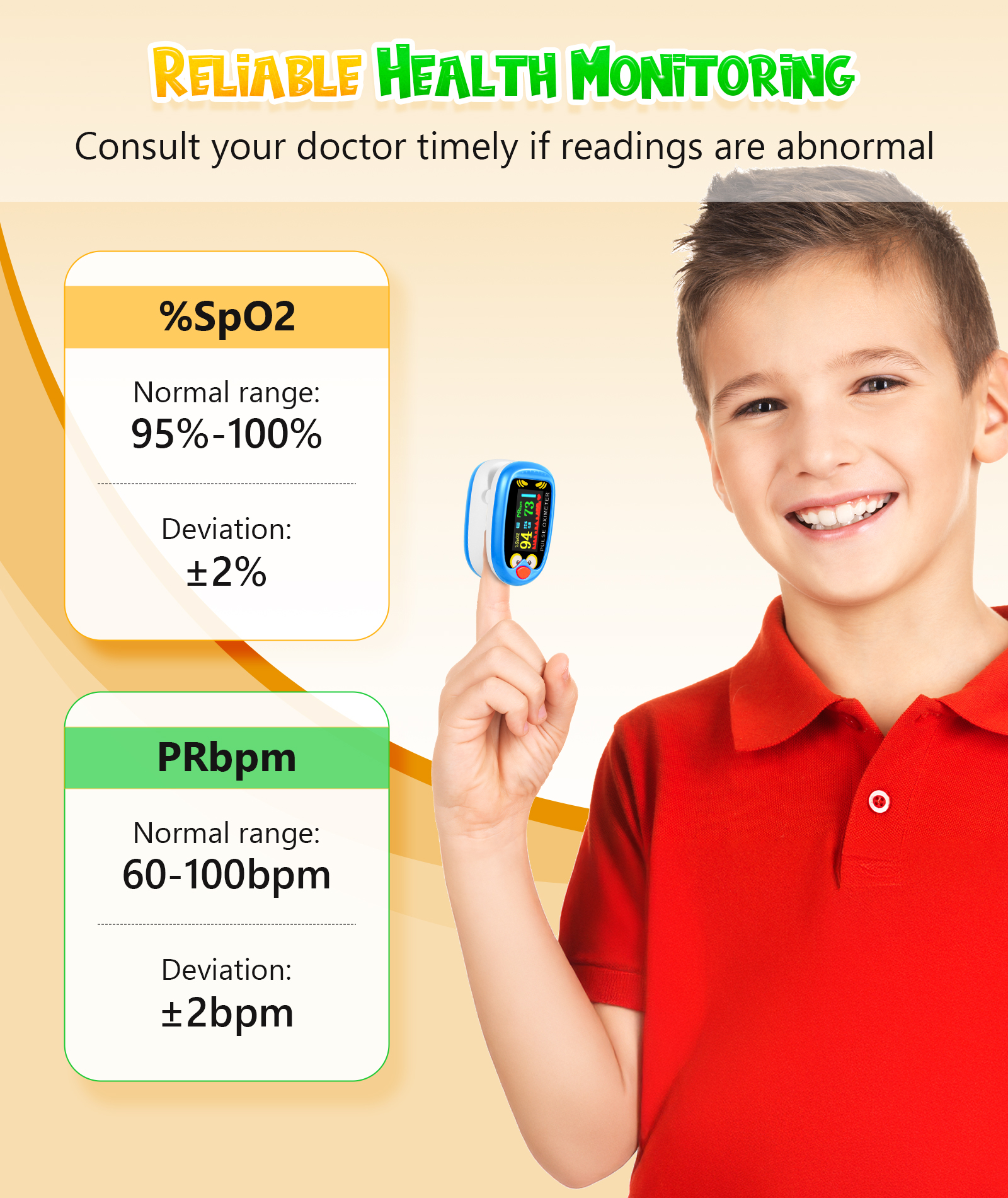 Kids Pulse Oximeter K-M11R - Image 4